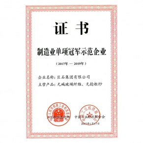 制造業(yè)單項(xiàng)冠軍